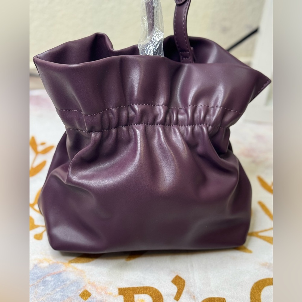 Urban Expressions Purple Bucket Handbag